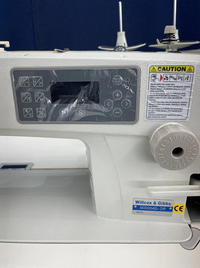 WILCOX & GIBBS GC0304D7/P Compound Needle Feed Walking Foot Industrial Sewing Machine