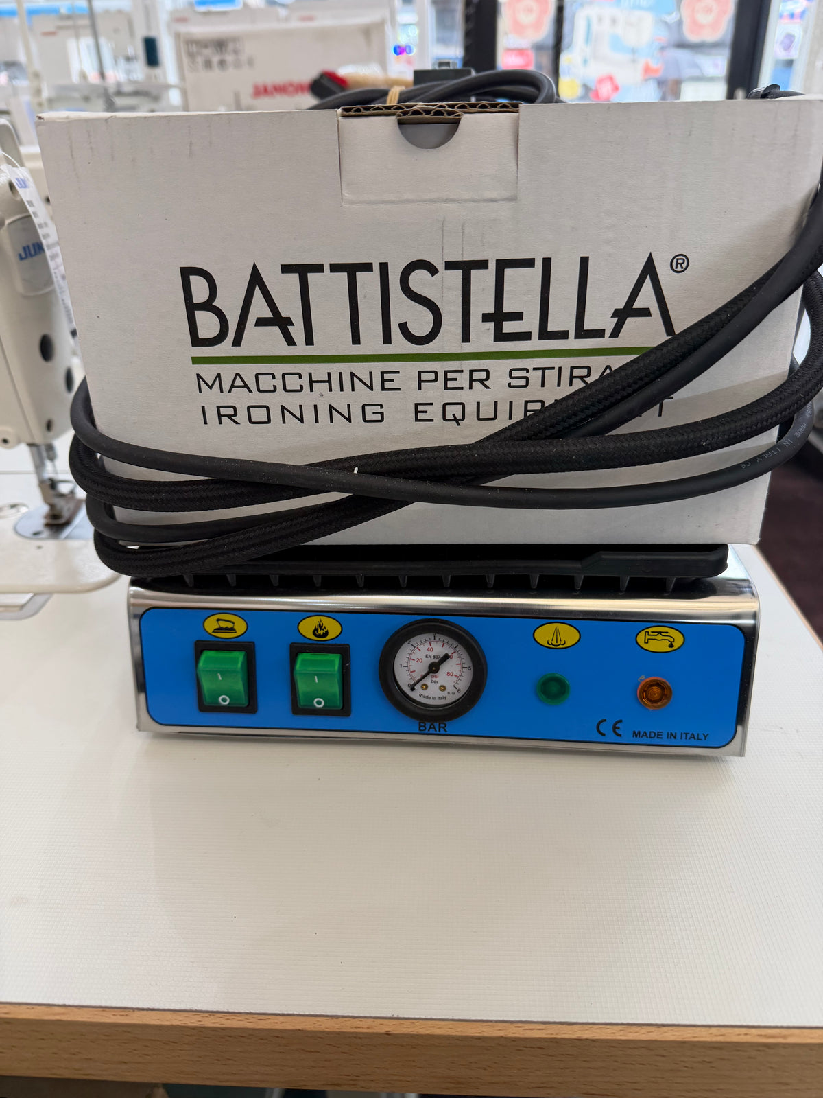 Battistella VAPORINO INNOX MAXI MODEL 2016 STEAM Boiler & Iron- MADE IN ITALY