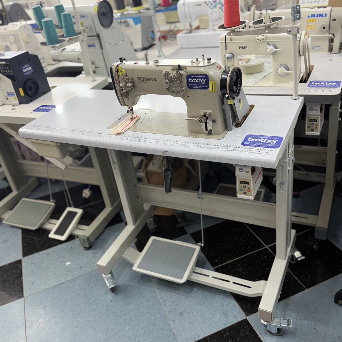 Bernina 217 N-06 Industrial Zigzag & Straight Stitch - Refurbished - Silent Servo