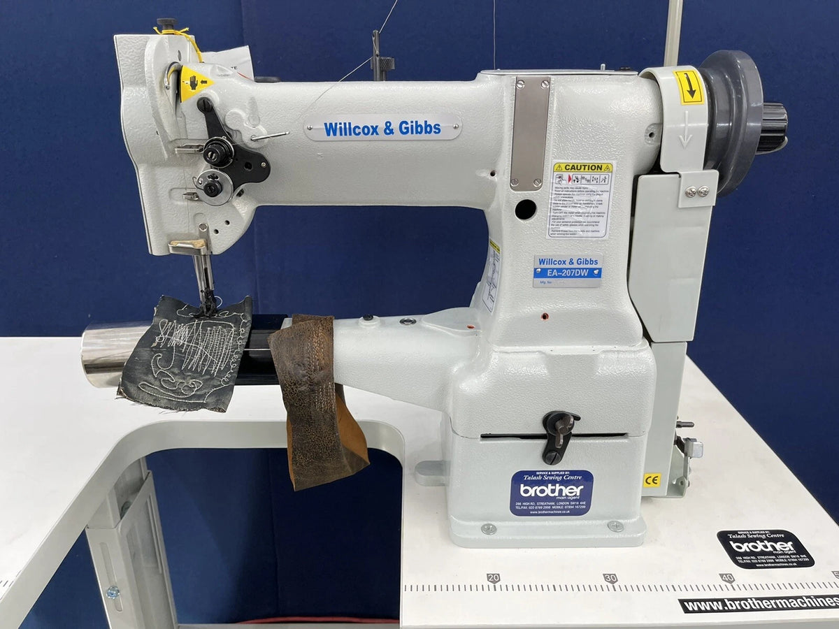 Wilcox & Gibbs EA 207 DW Cylinder Arm Darning Industrial Sewing Machine