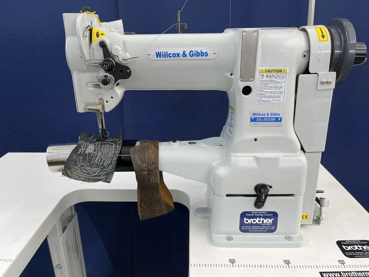 Wilcox & Gibbs EA 207 DW Cylinder Arm Darning Industrial Sewing Machine