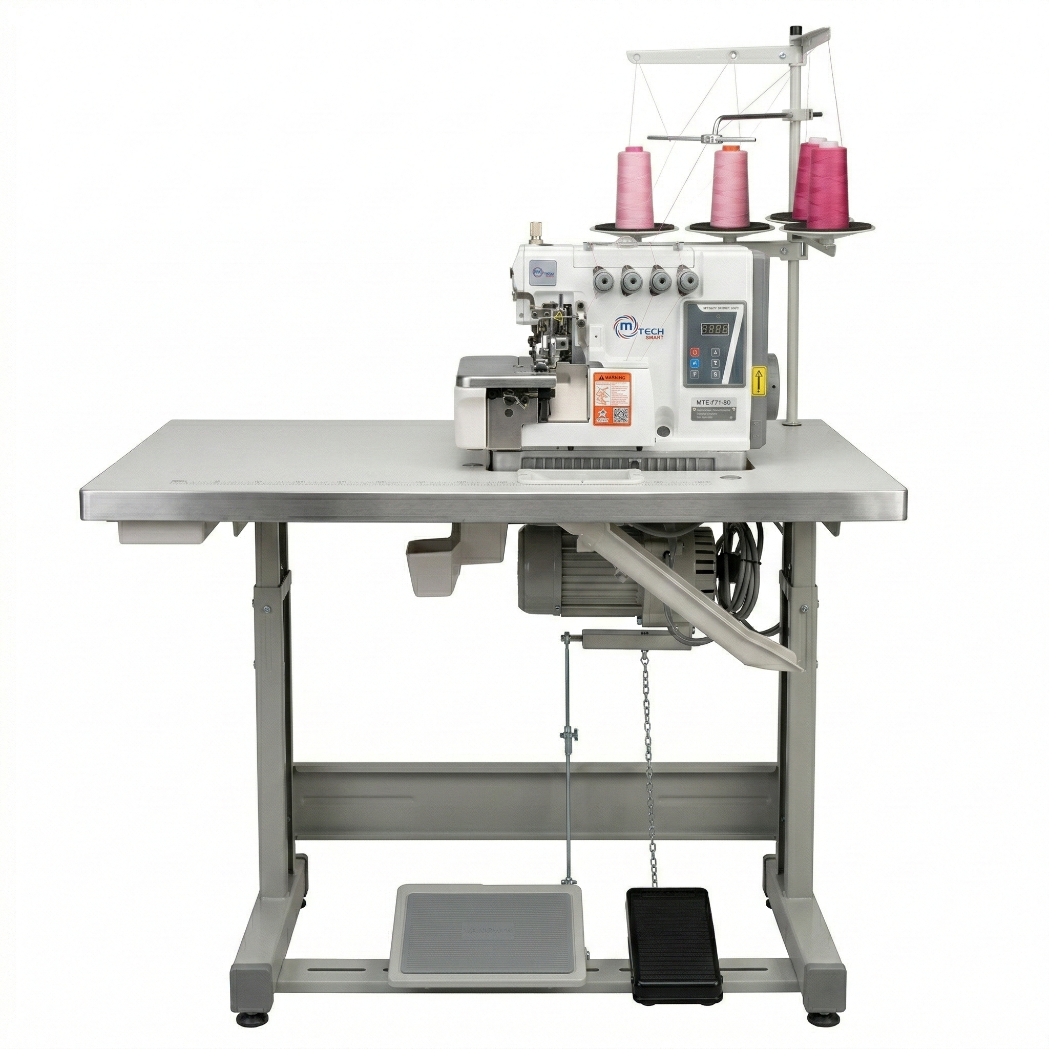 5 Thread Over Lock Machine Set M-TECH SMART 5-Thread Direct Drive Industrial Overlocker – TALASH ...