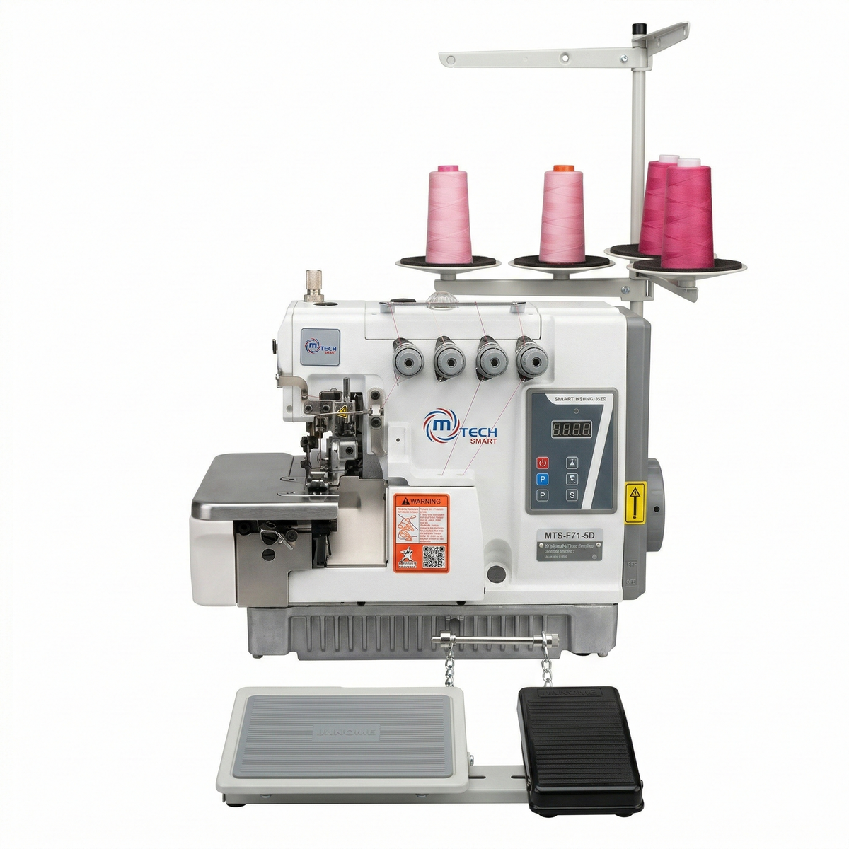 M-TECH SMART 5-Thread Direct Drive Industrial Overlocker