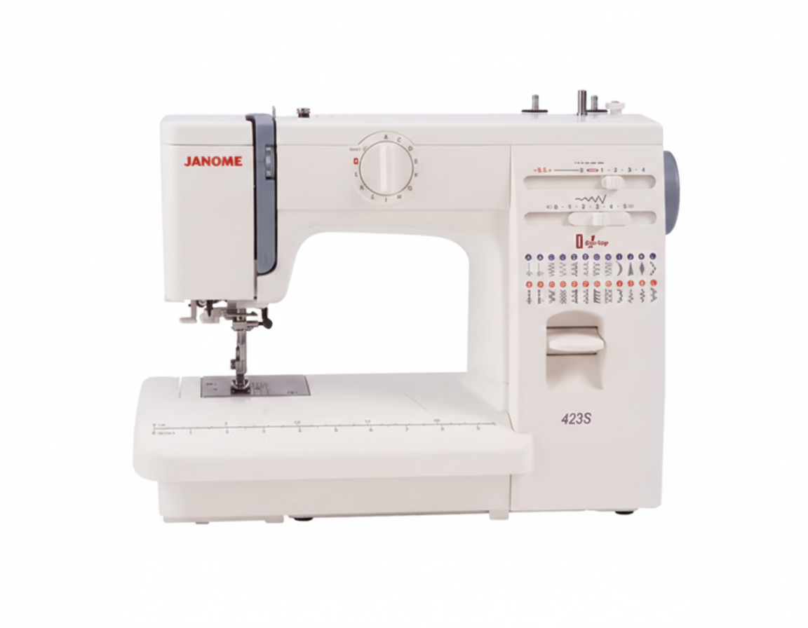 Janome 423S Heavy Duty Mechanical Sewing Machine
