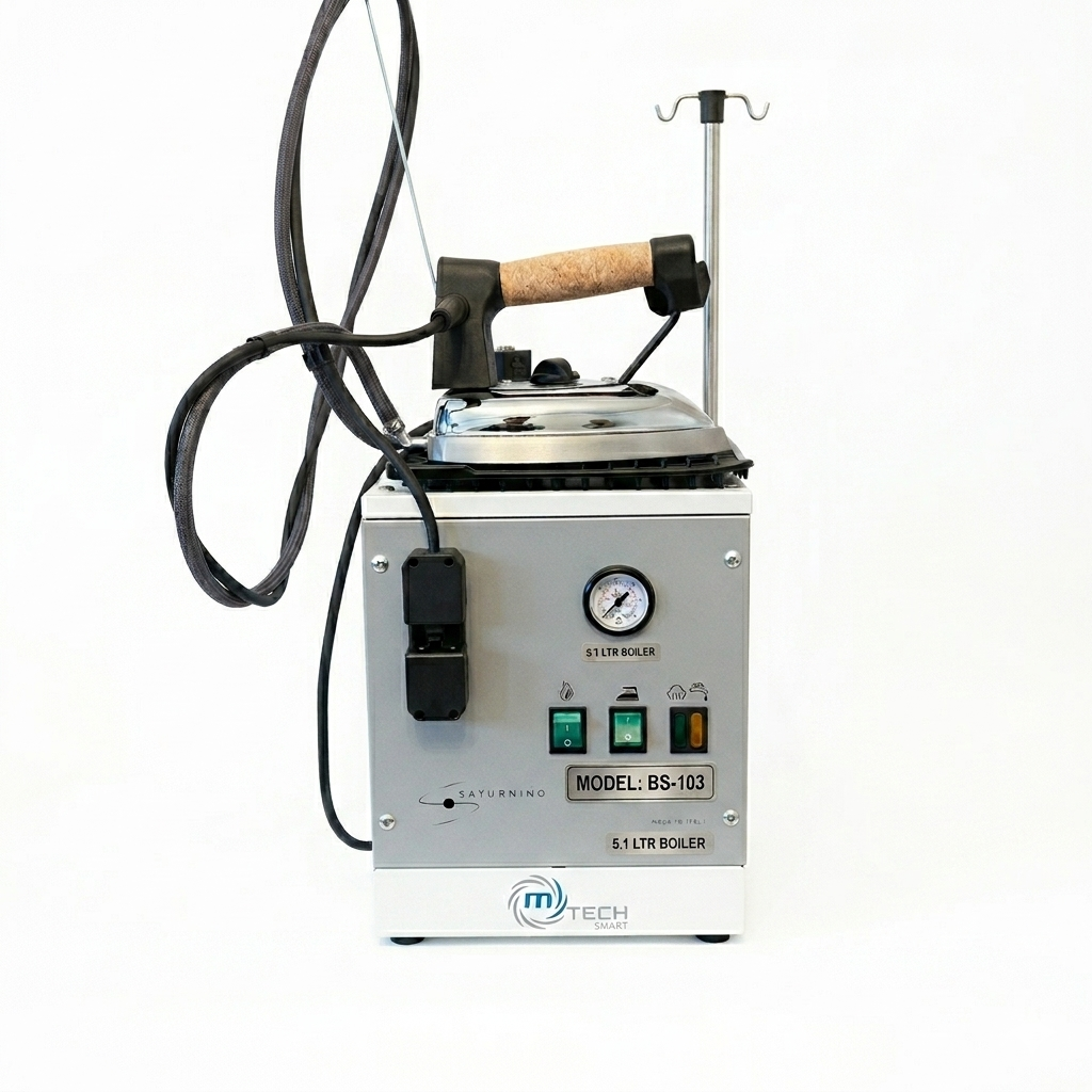 M-TECH SMART Saturnino 5.1L Professional Steam Boiler & Iron - Made in Italy
