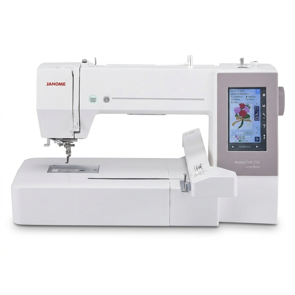 Janome Memory Craft 550E Limited Edition Embroidery Machine