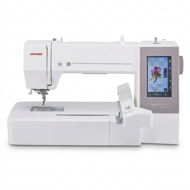 Janome Memory Craft 550E Limited Edition Embroidery Machine