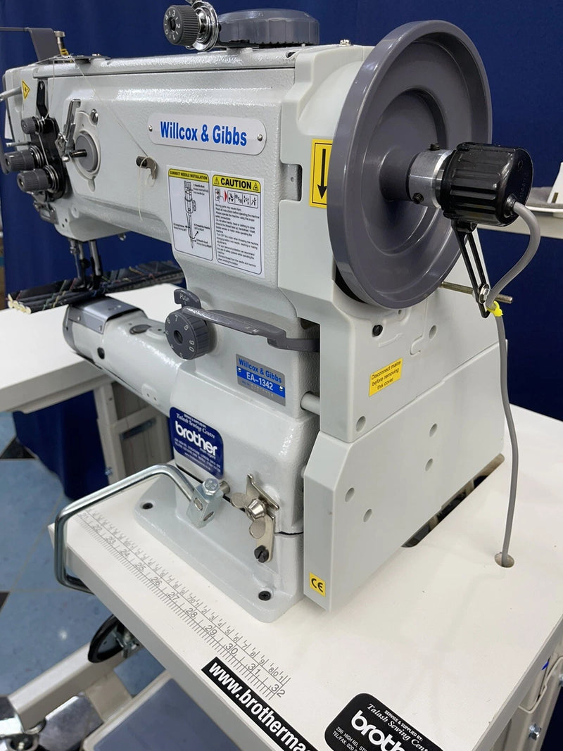 Wilcox & Gibbs EA 1342 Cylinder Arm Walking Foot Industrial Sewing Machine