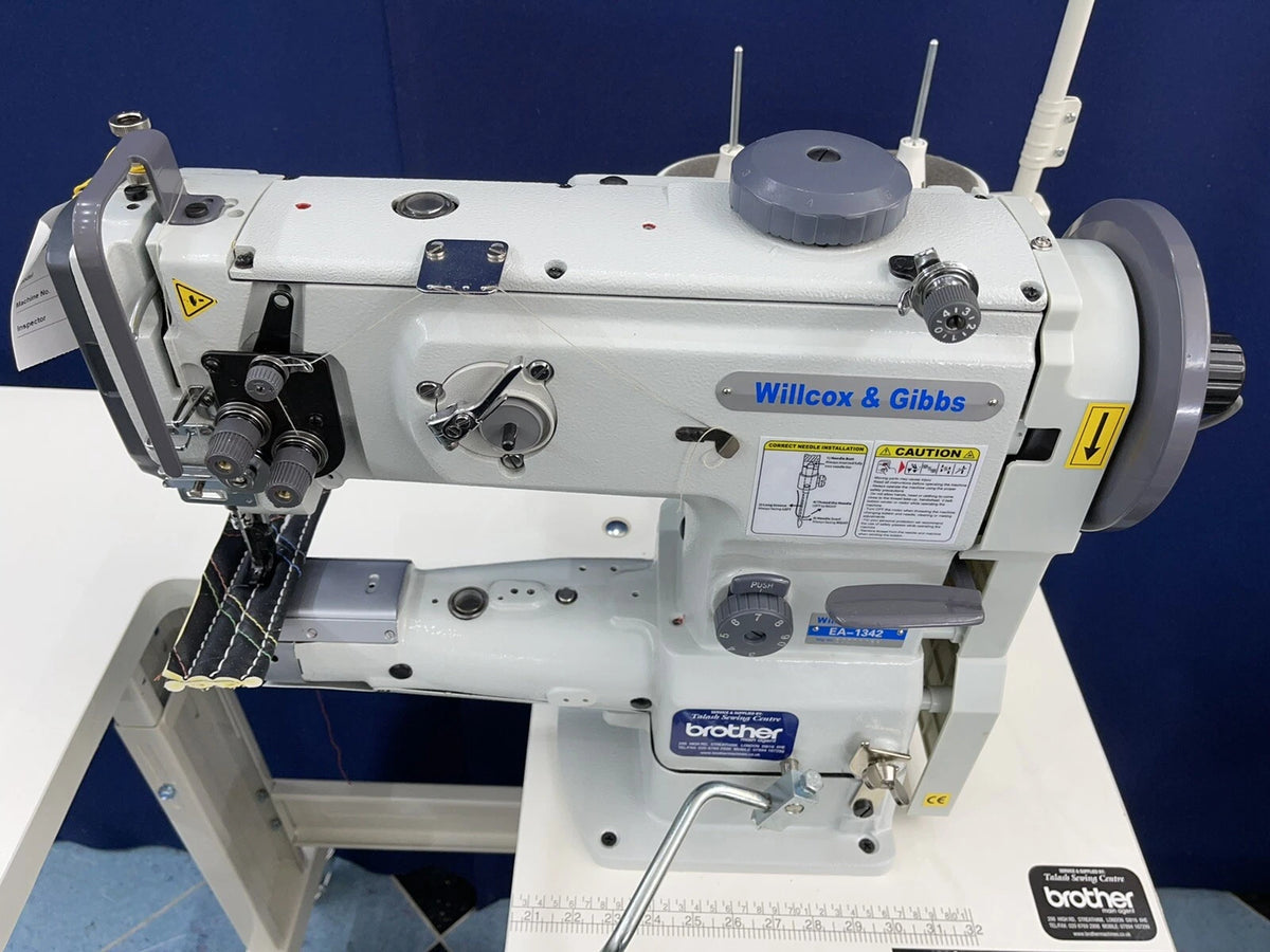Wilcox & Gibbs EA 1342 Cylinder Arm Walking Foot Industrial Sewing Machine