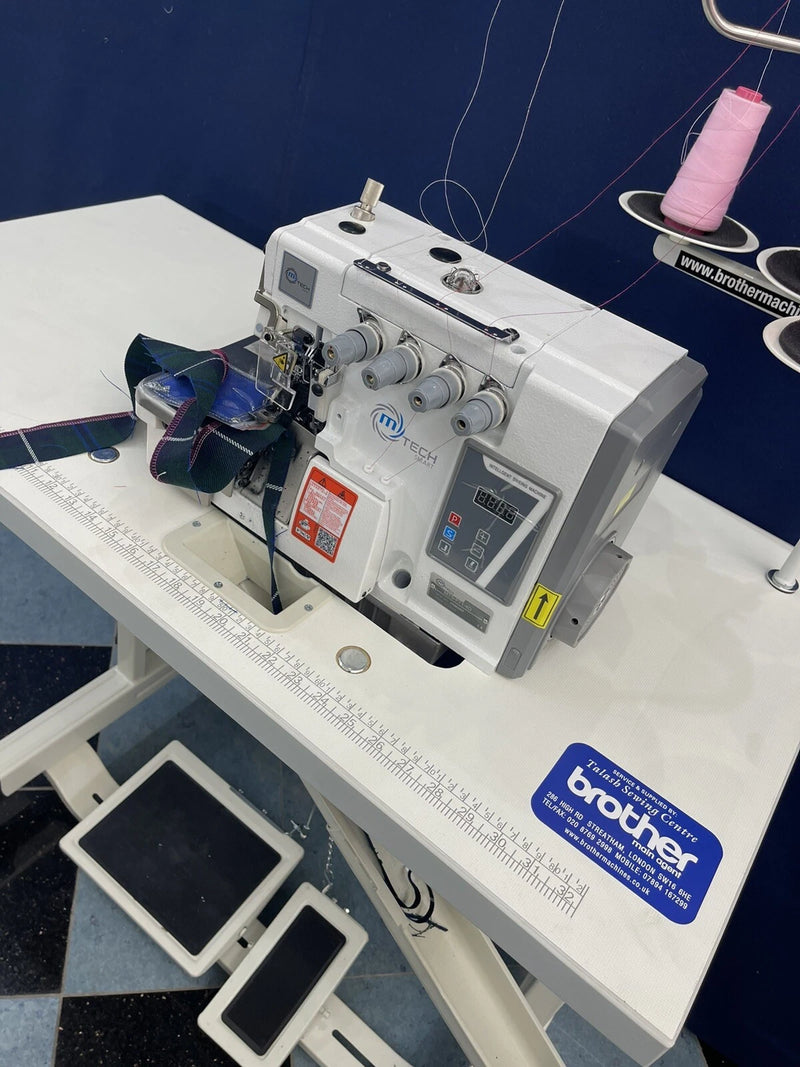 M-TECH SMART 5-Thread Direct Drive Industrial Overlocker Machine