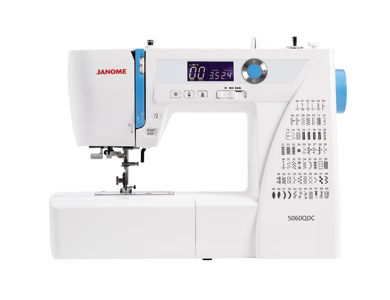 Janome 5060DC Computerized Sewing Machine with Auto Thread Cutter