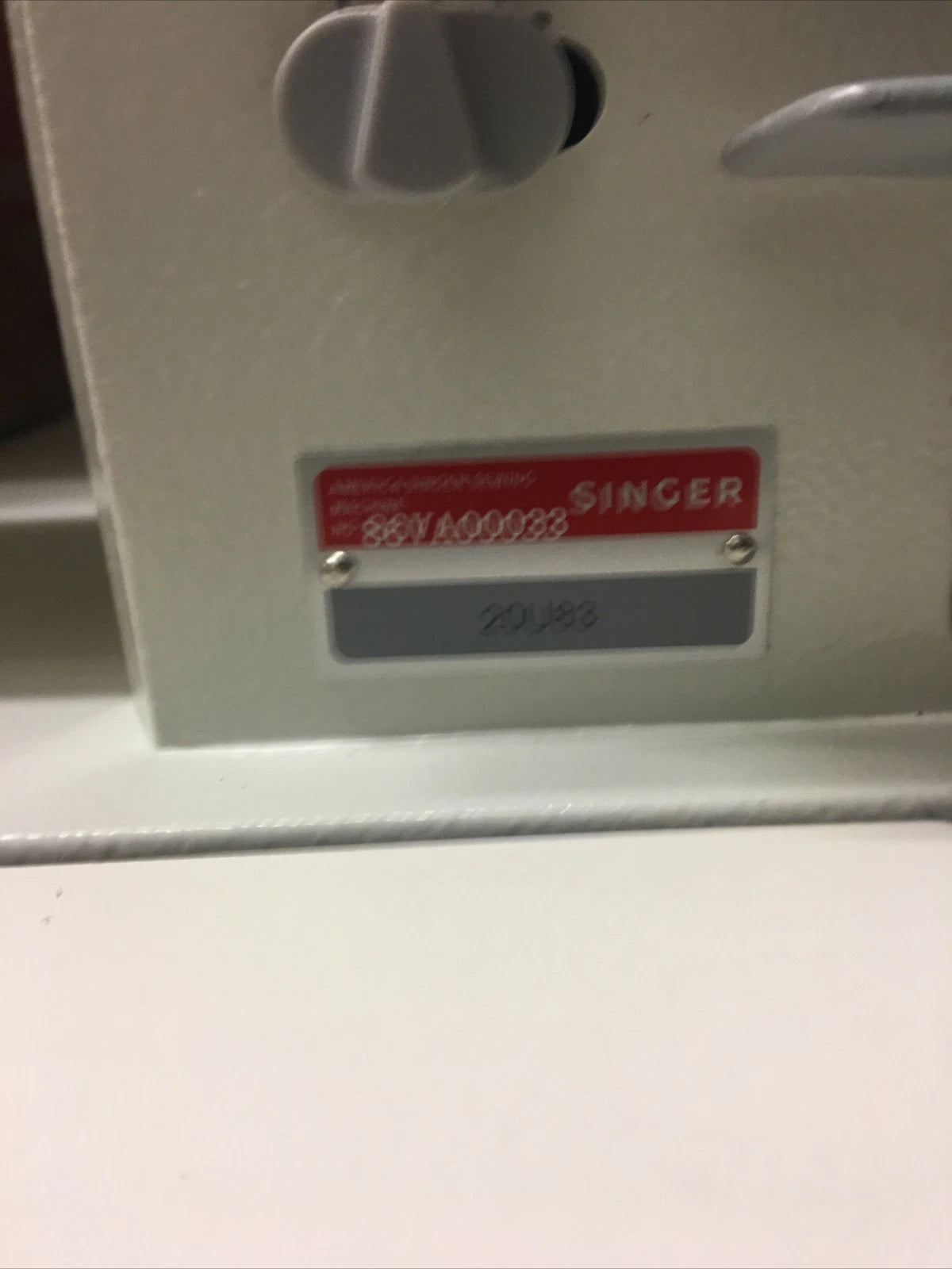 Singer 20U-83 Industrial Zig Zag & Embroidery Sewing Machine