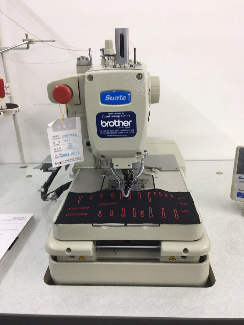 Suote ST-9820 Electronic Keyhole Buttonhole Industrial Sewing Machine