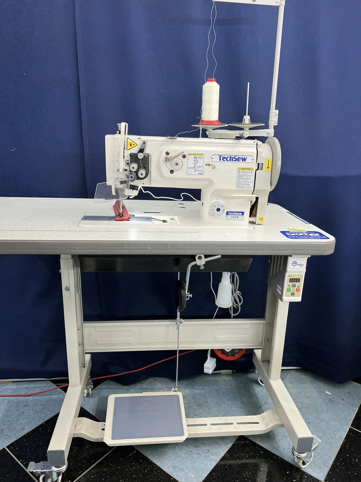 TECHSEW 1660 (JUKI 1509) WALKING FOOT COMPOUND FEED INDUSTRIAL SEWING MACHINE