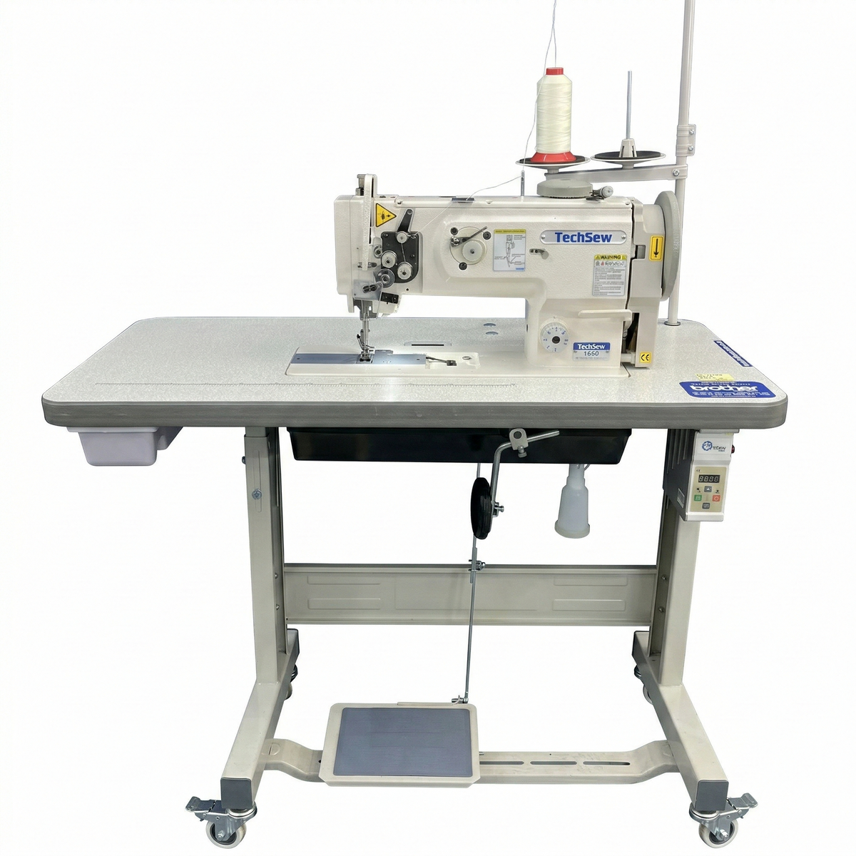 TECHSEW 1660 (JUKI 1509) WALKING FOOT COMPOUND FEED INDUSTRIAL SEWING MACHINE
