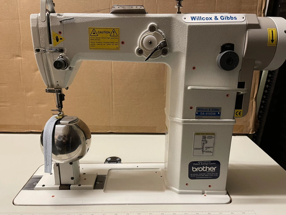 Wilcox & Gibbs WG 815-DD Industrial Post-Bed Wig Making Machine - Direct Drive