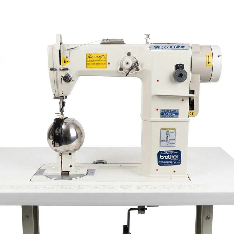 Wilcox & Gibbs WG 815-DD Industrial Post-Bed Wig Making Machine - Direct Drive