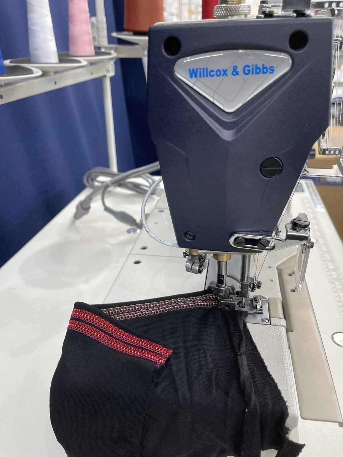 Wilcox & Gibbs Direct Drive Industrial Cover Stitch Sewing Machine