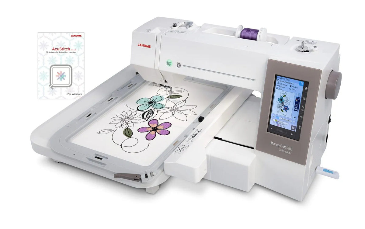 Janome Memory Craft 550E Limited Edition Embroidery Machine